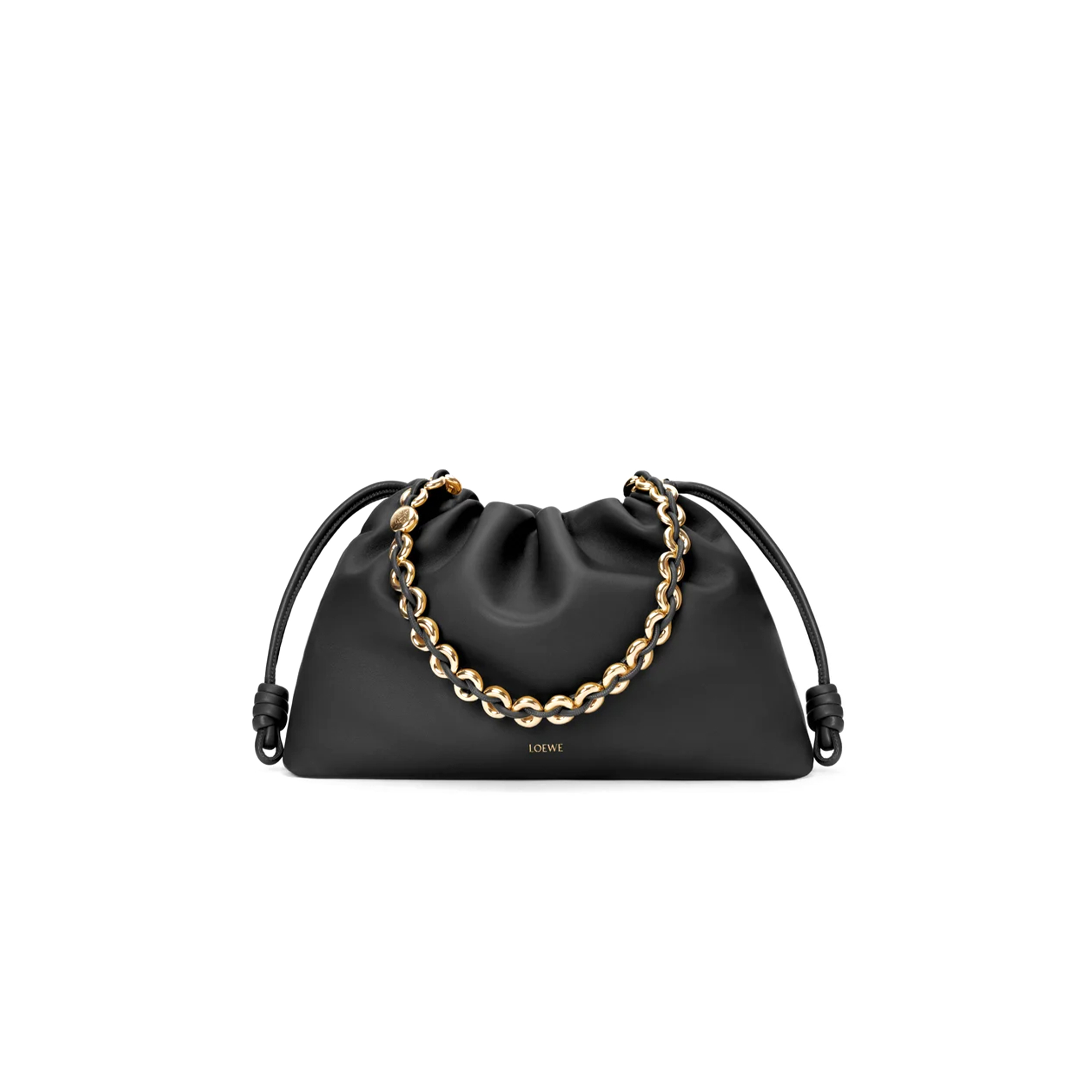 LOEWE LARGE FLAMENCO PURSE IN MELLOW NAPPA LAMBSKIN A411FPDX01-1100 (41*26*9cm) LOEWE LARGE FLAMENCO PURSE IN MELLOW NAPPA LAMBSKIN A411FPDX01-1100 (41*26*9cm)